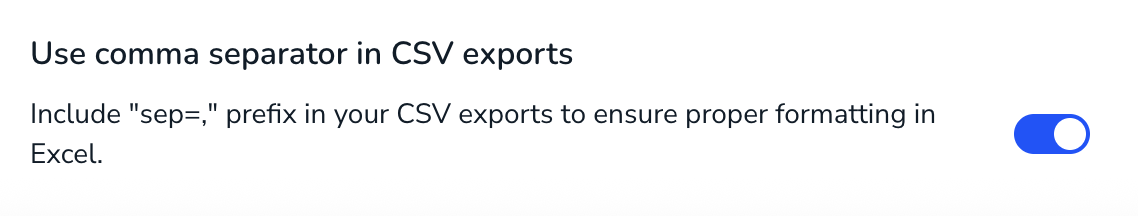Use comma separator in CSV exports.png