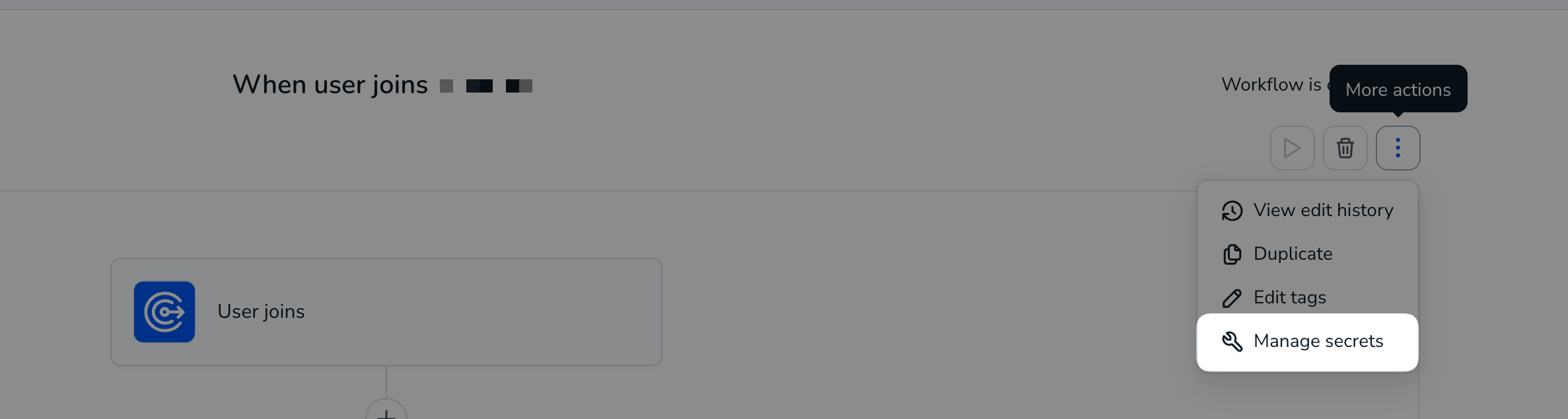 Workflow manage secrets1.png